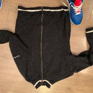 Dunning zip up golf sweater